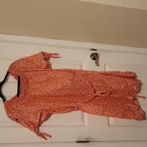 Terra & Sky 2x coral floral dress